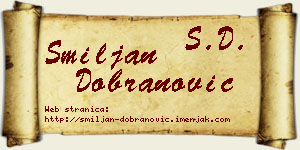 Smiljan Dobranović vizit kartica